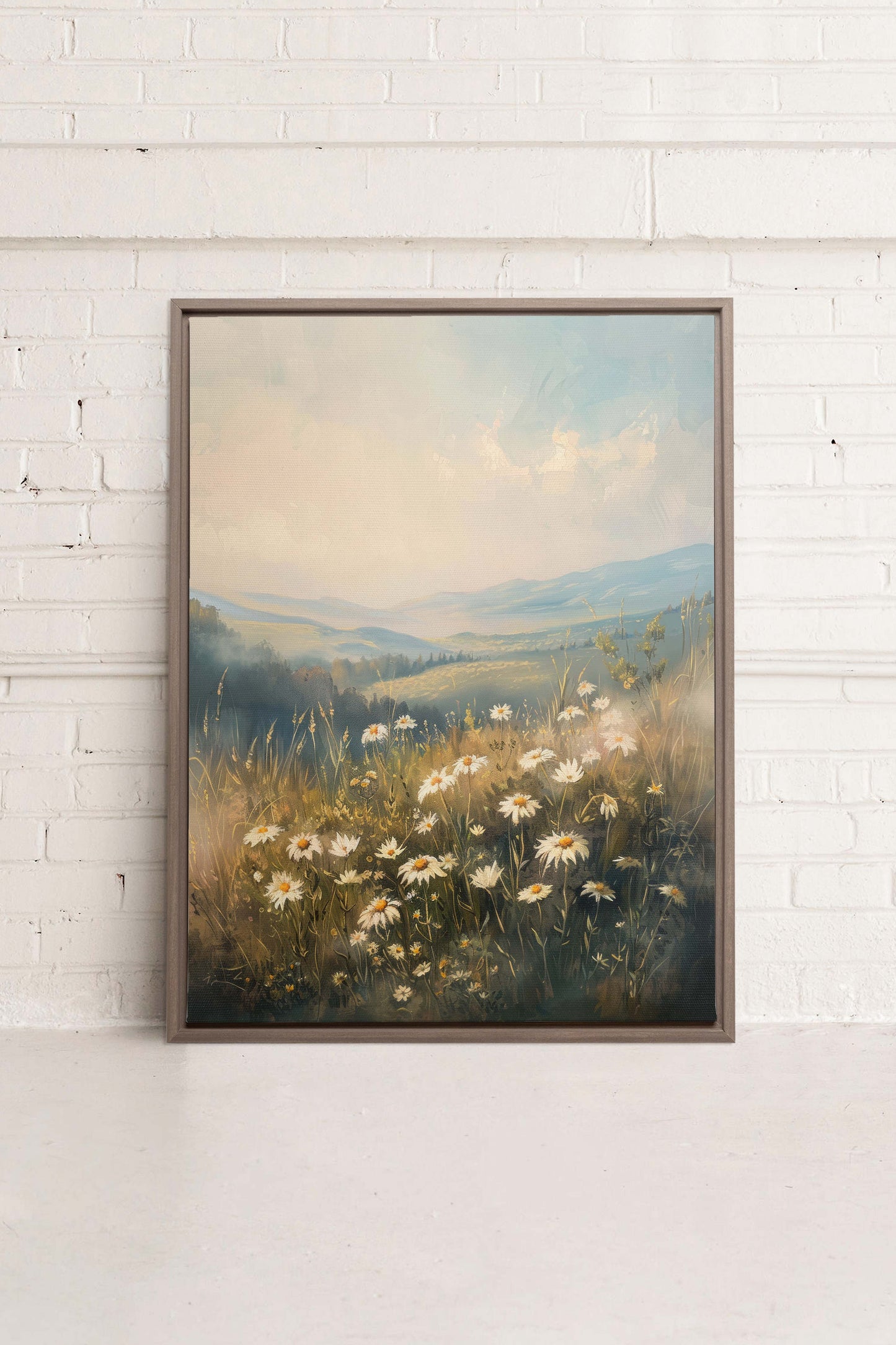 HILLSIDE HARMONY, Oeuvre sur toile étirée