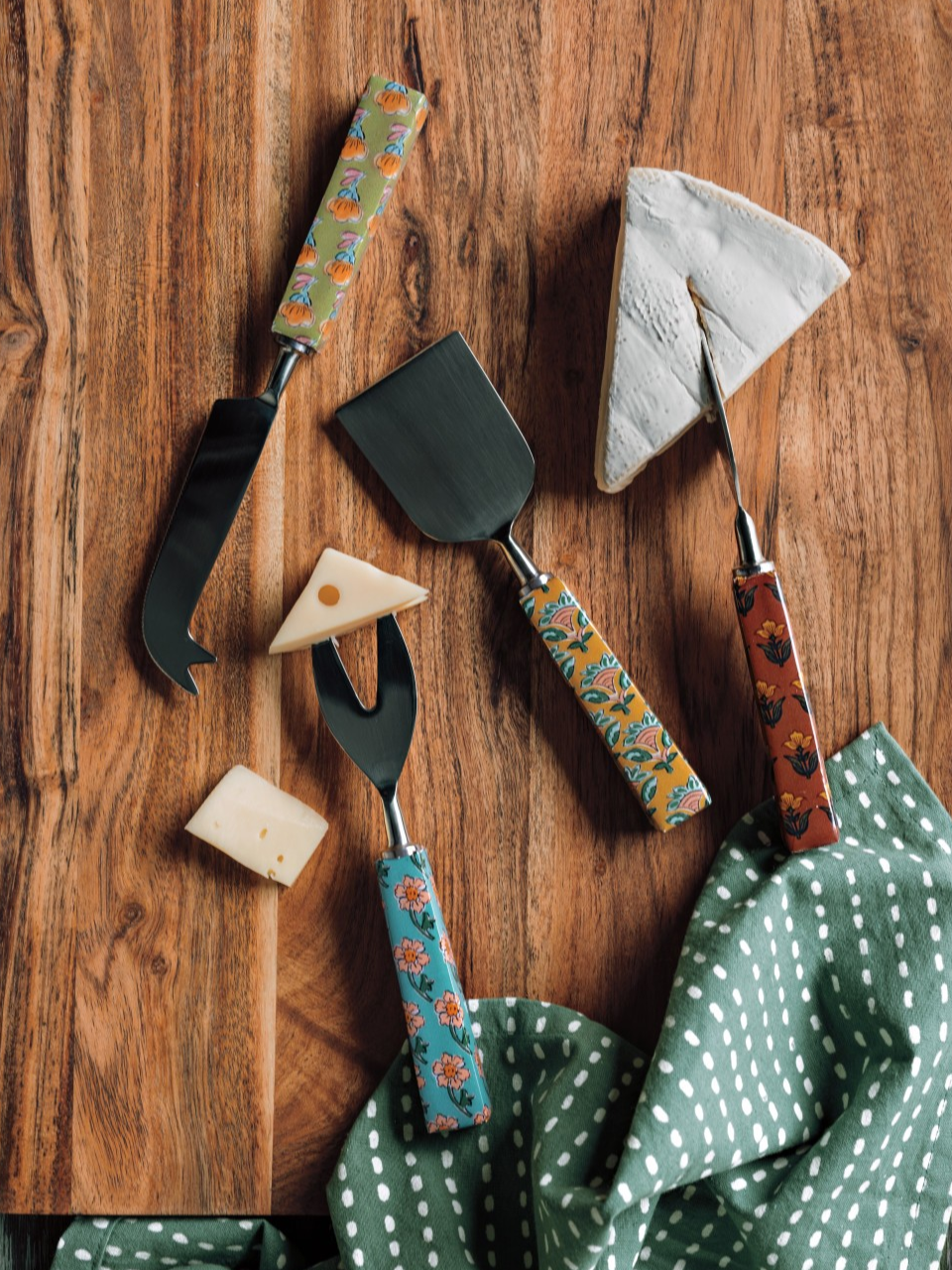 Set of 4 cheese knives – Mosaic Collection