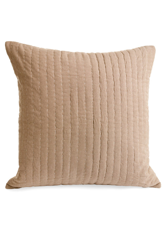 Coussin en coton brodé à la main – Rosewood Euro