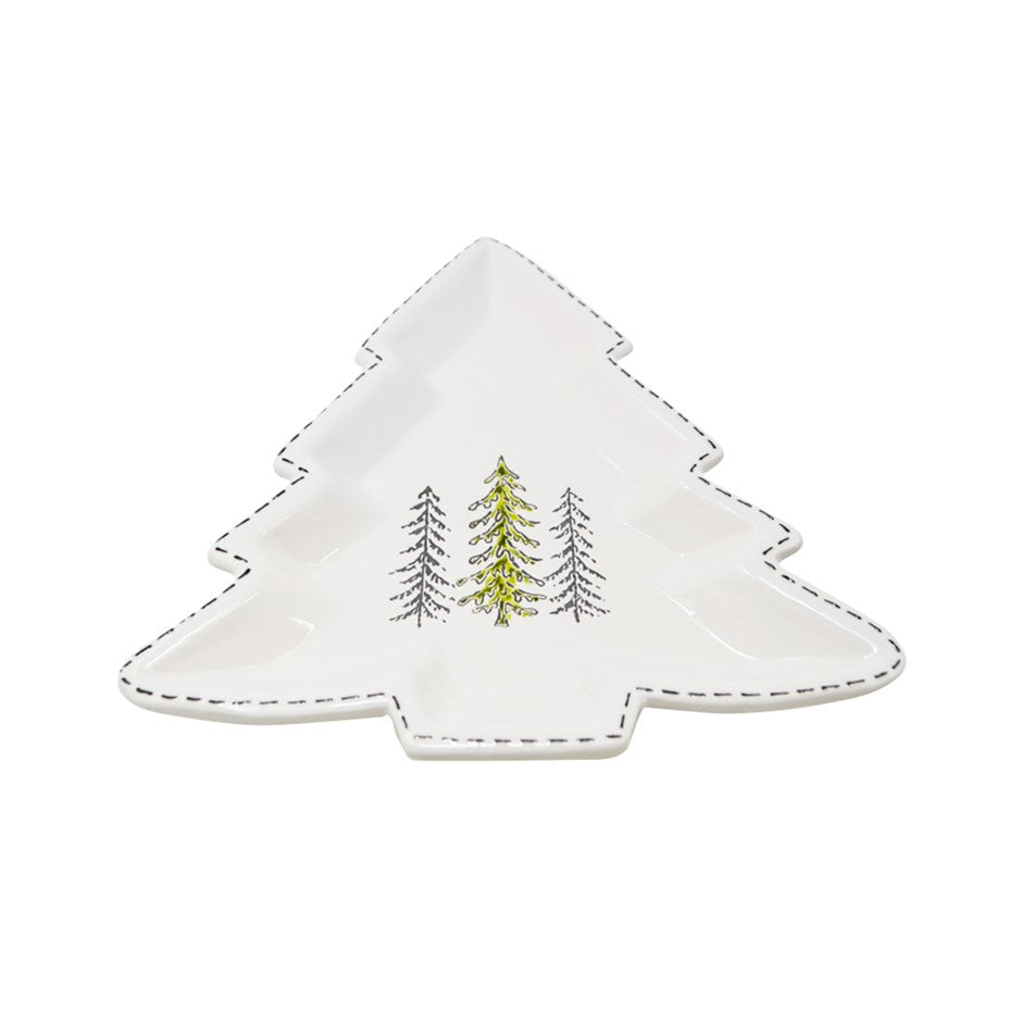 Three Fir Trees Service Plate