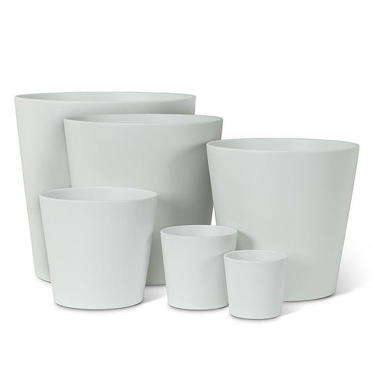 Stockholm plant pots - white