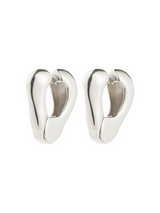 FREE boucles d’oreilles anneaux recyclées - Plaqué Argent
