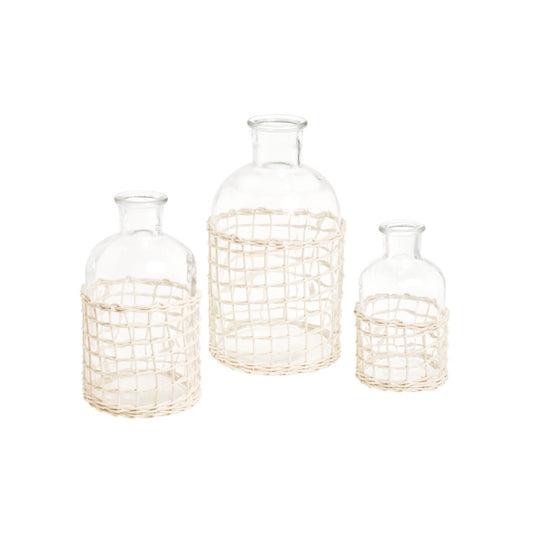 Vase avec cage naturelle