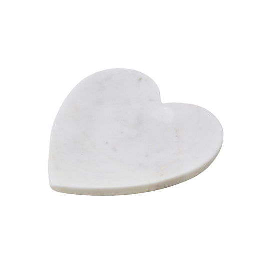Porte-Savon Coeur en marbre blanc