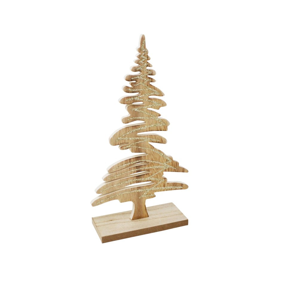 Natural Wood Fir Tree - Small