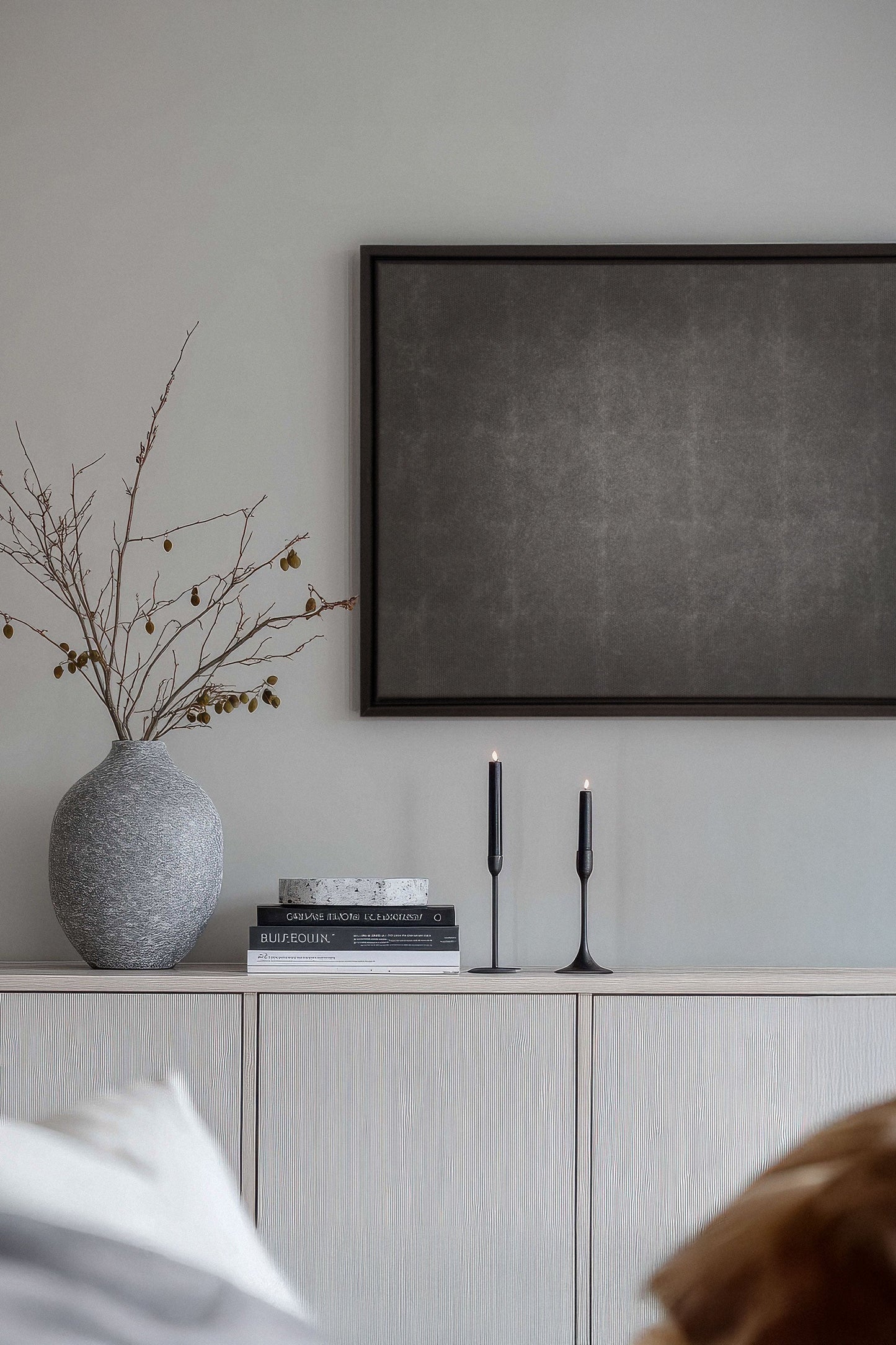 DARK GLOW, Oeuvre sur toile étirée
