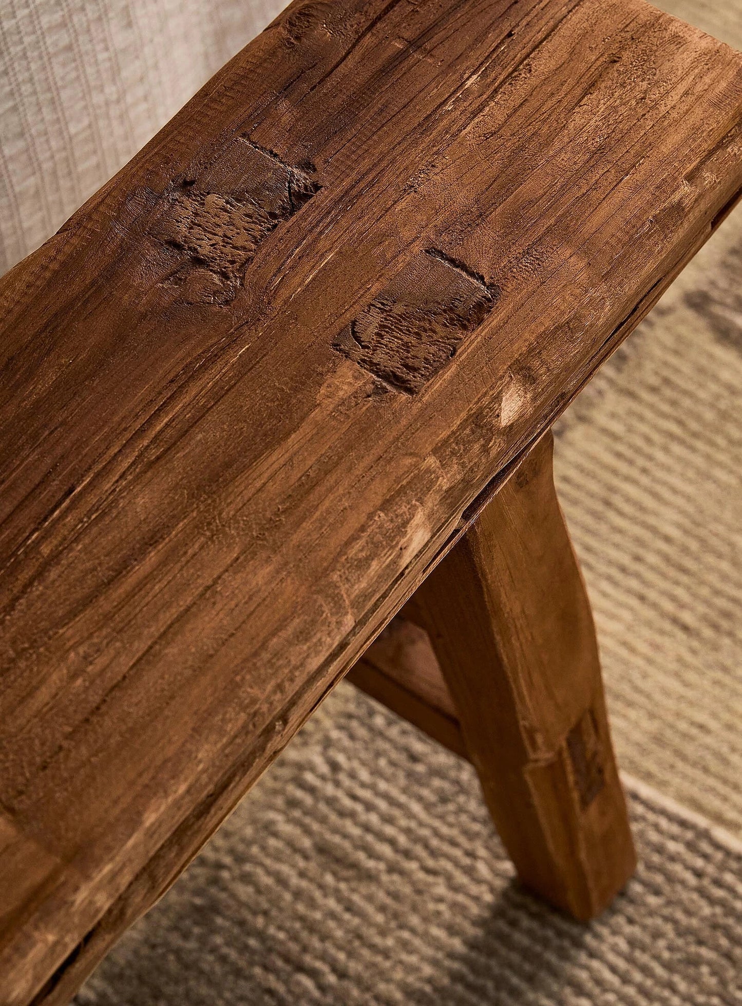 Banc vintage étroit 150 cm - Crusoë