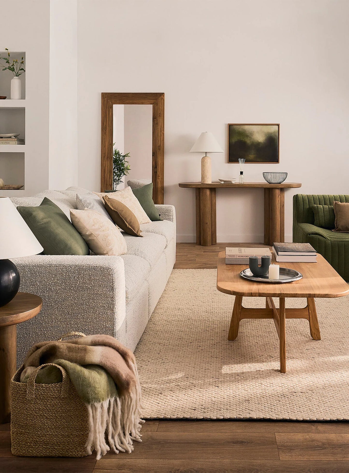 Miroir en teck recyclé - Crusoë