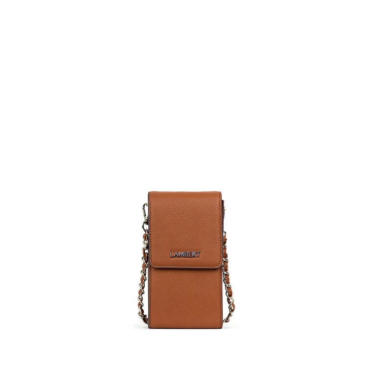 The Alexa - Black Vegan Leather Crossbody Phone Case