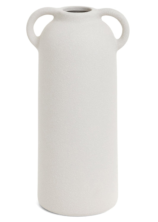Vase à poignées écru Loxton - Grand