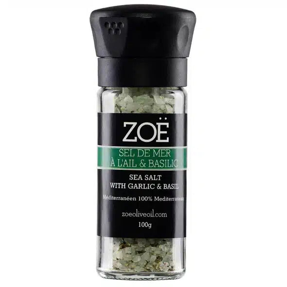 Basil and Garlic Sea Salt
