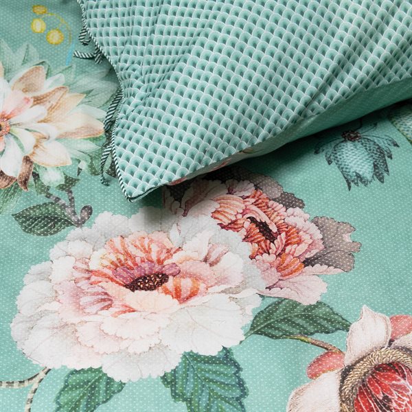 Peonies Floral Duvet Cover Set