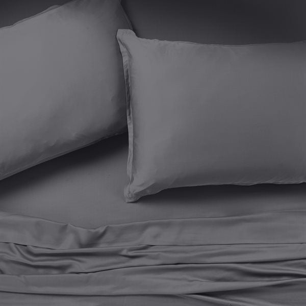 Bamboo sheet set - charcoal gray
