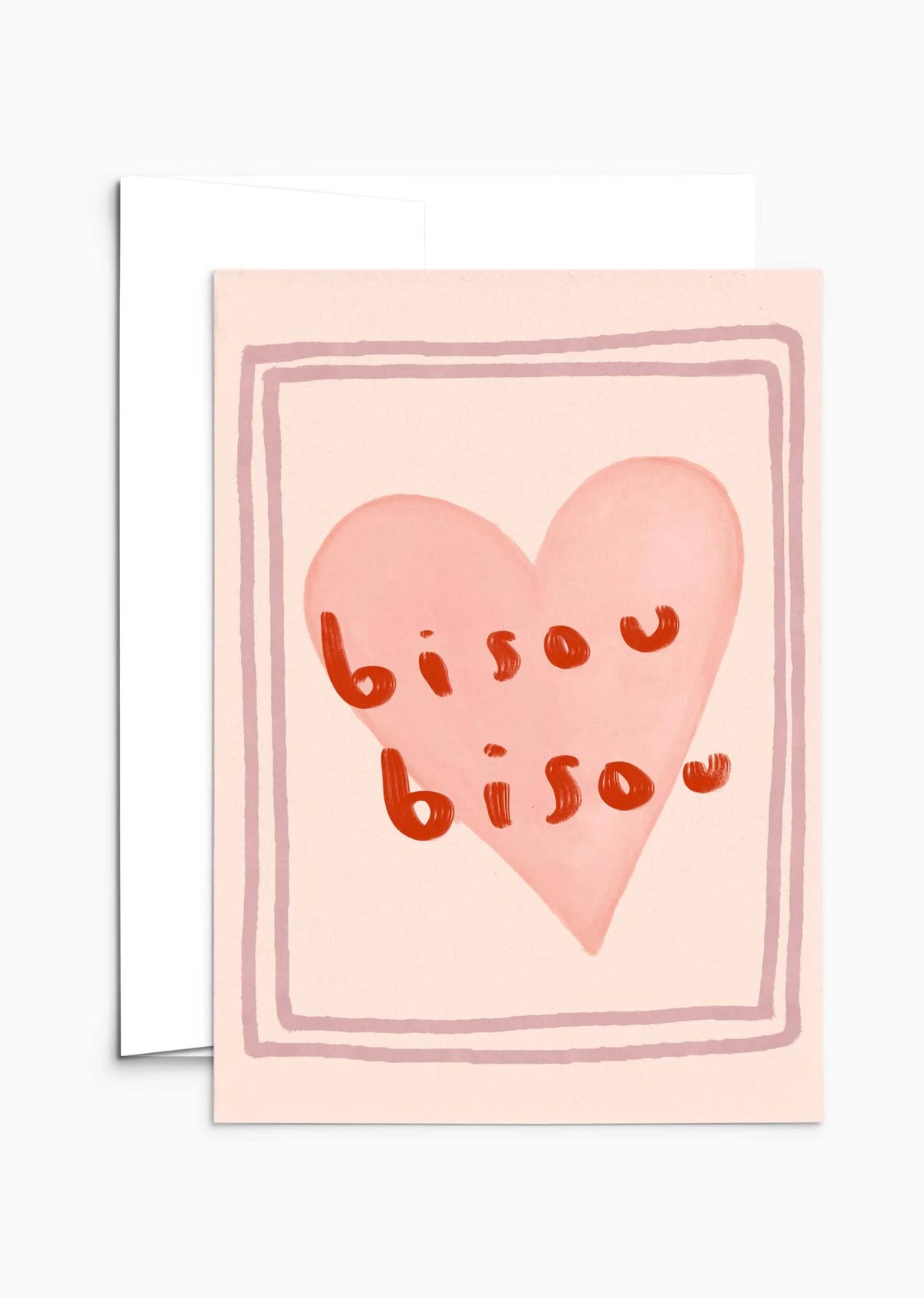 Carte Bisou Bisou - Mimi & August