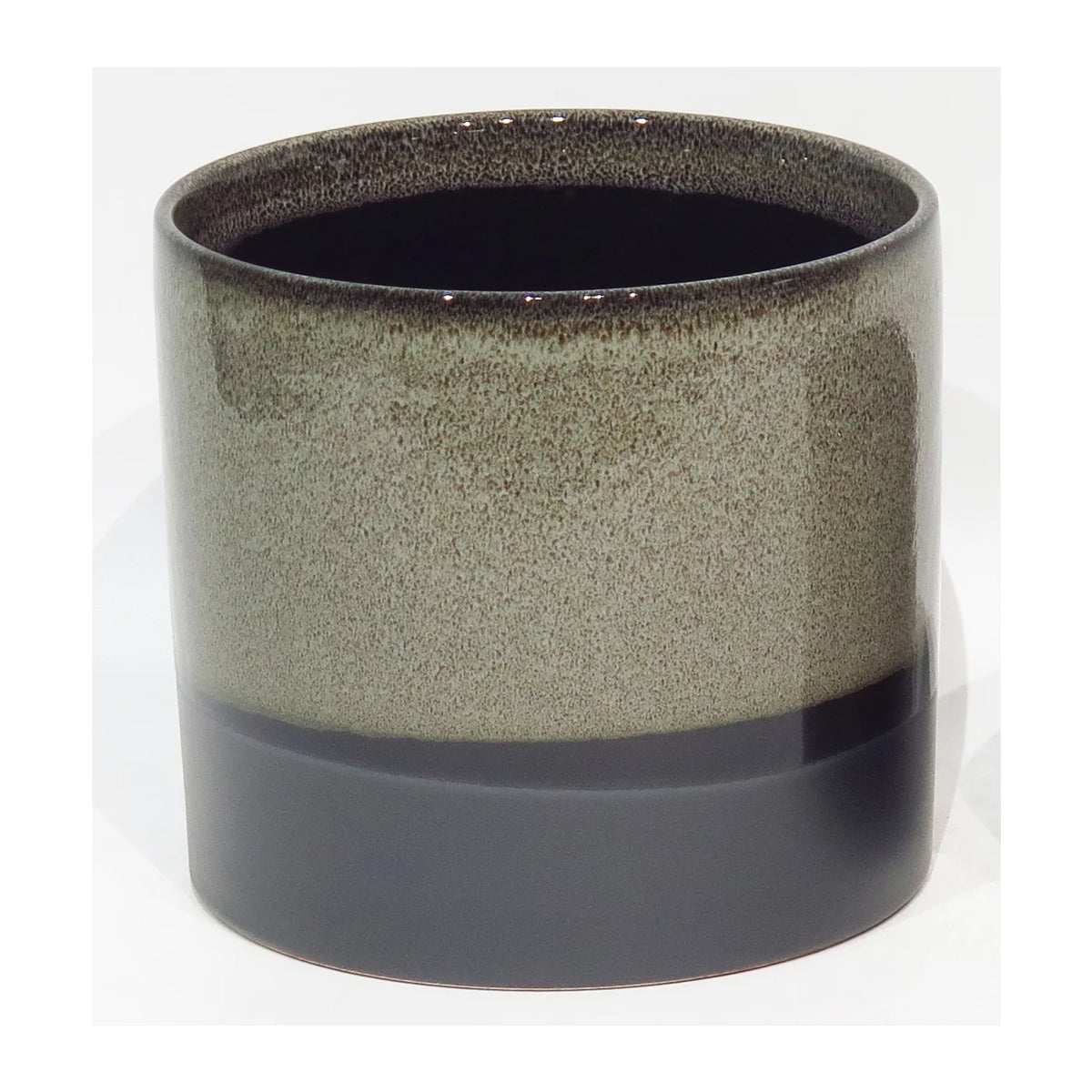 Cache-pot Gris et Noir