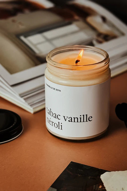 Chandelle de Soya - Tabac Vanille Néroli