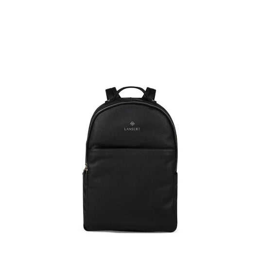 Le Charles - Black vegan leather backpack