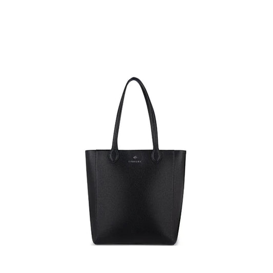 The Danyka - Black Vegan Leather Tote Bag
