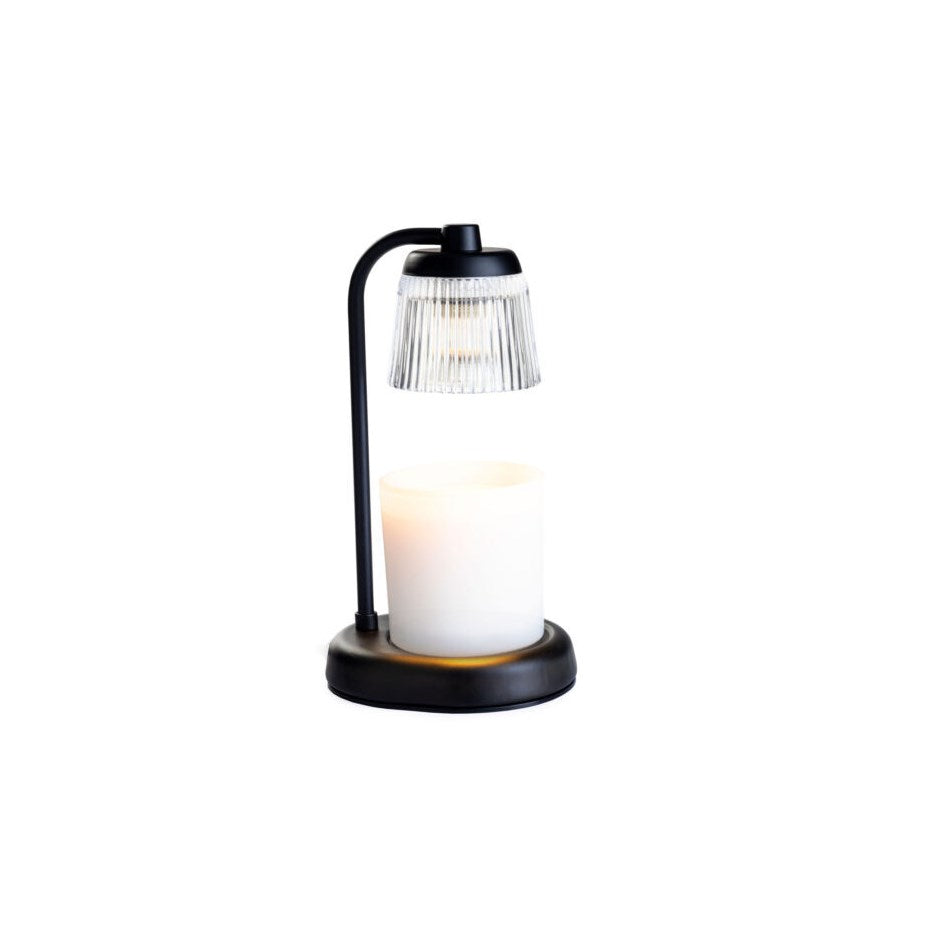 Lampe chauffe- bougie cannelée