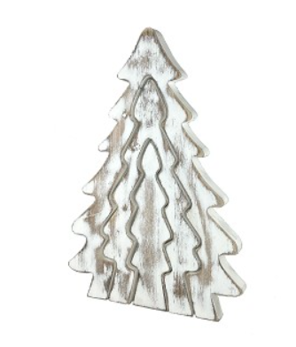 Wooden Fir Tree - Set of 3