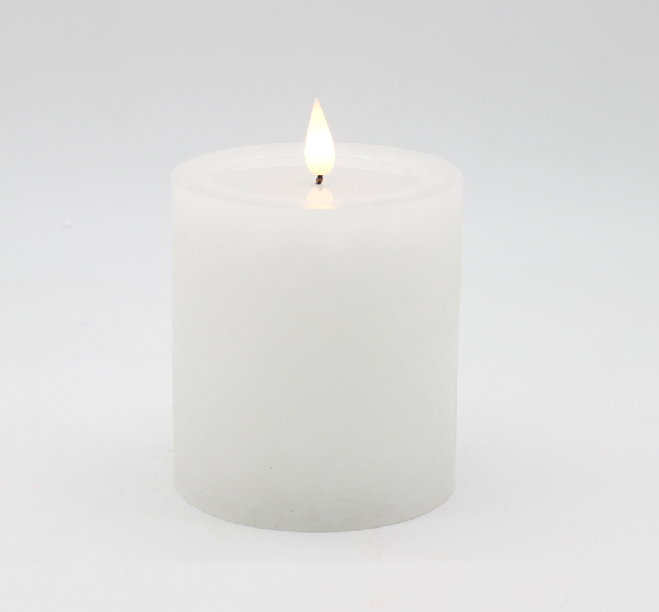 Chandelles piliers blanches à DEL – 4"i