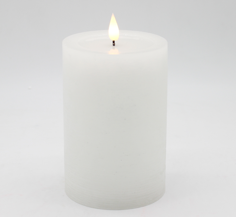 Chandelles piliers blanches à DEL – 4"i