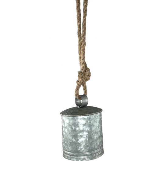 Hanging Metal Bell - Silver