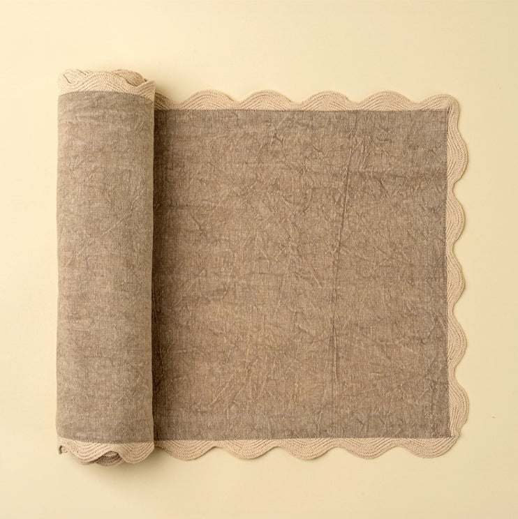 Chemin de table Rick Rack – Sable