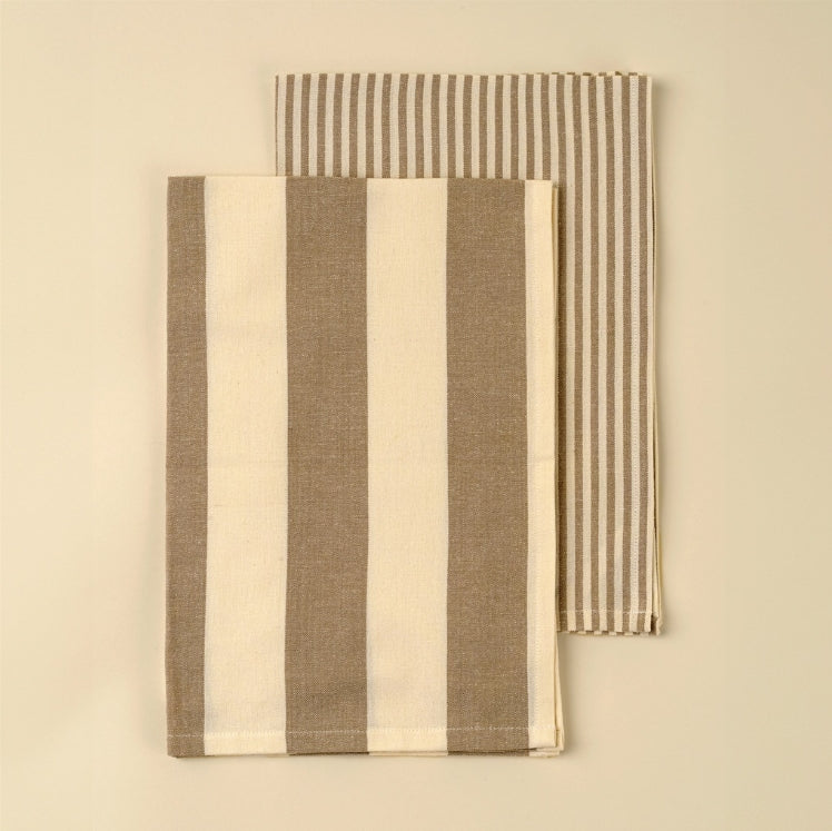 Hampton Dish Towels - Sand