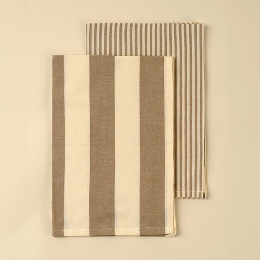 Hampton Dish Towels - Sand
