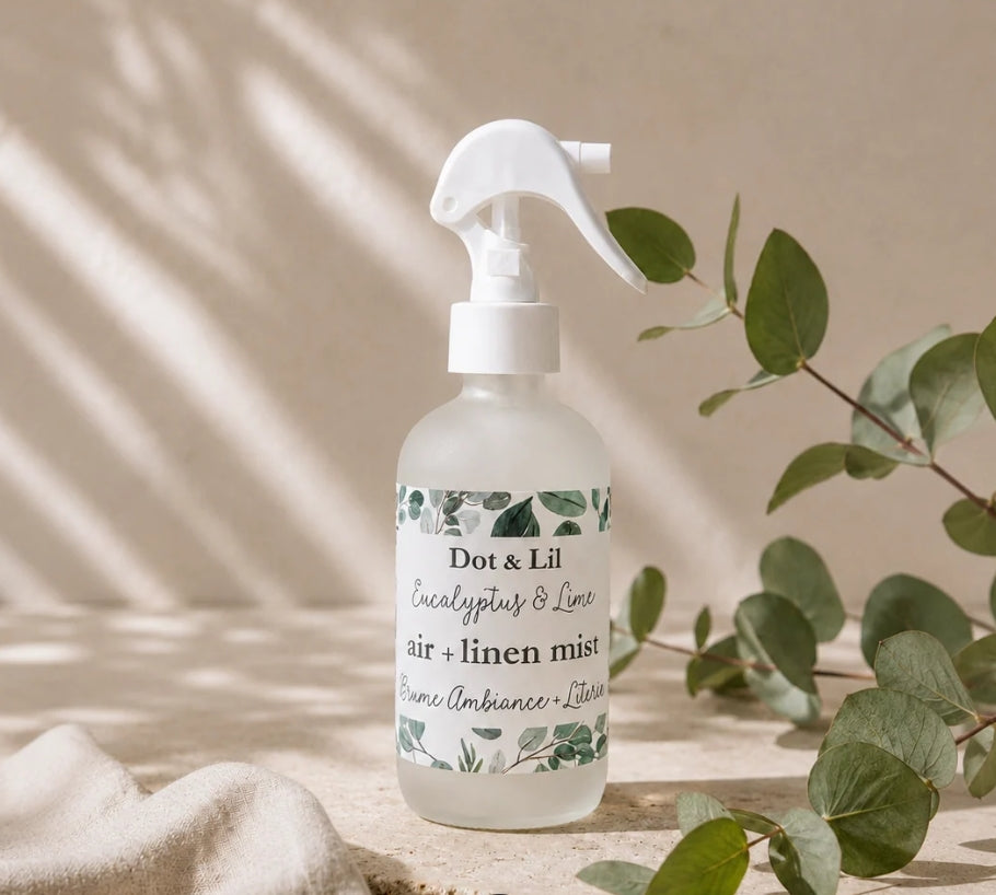 Bruine d'ambiance & literie - Eucalytpus & Lime