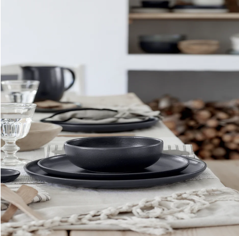 Assiette à Salade - Pacifica Charcoal