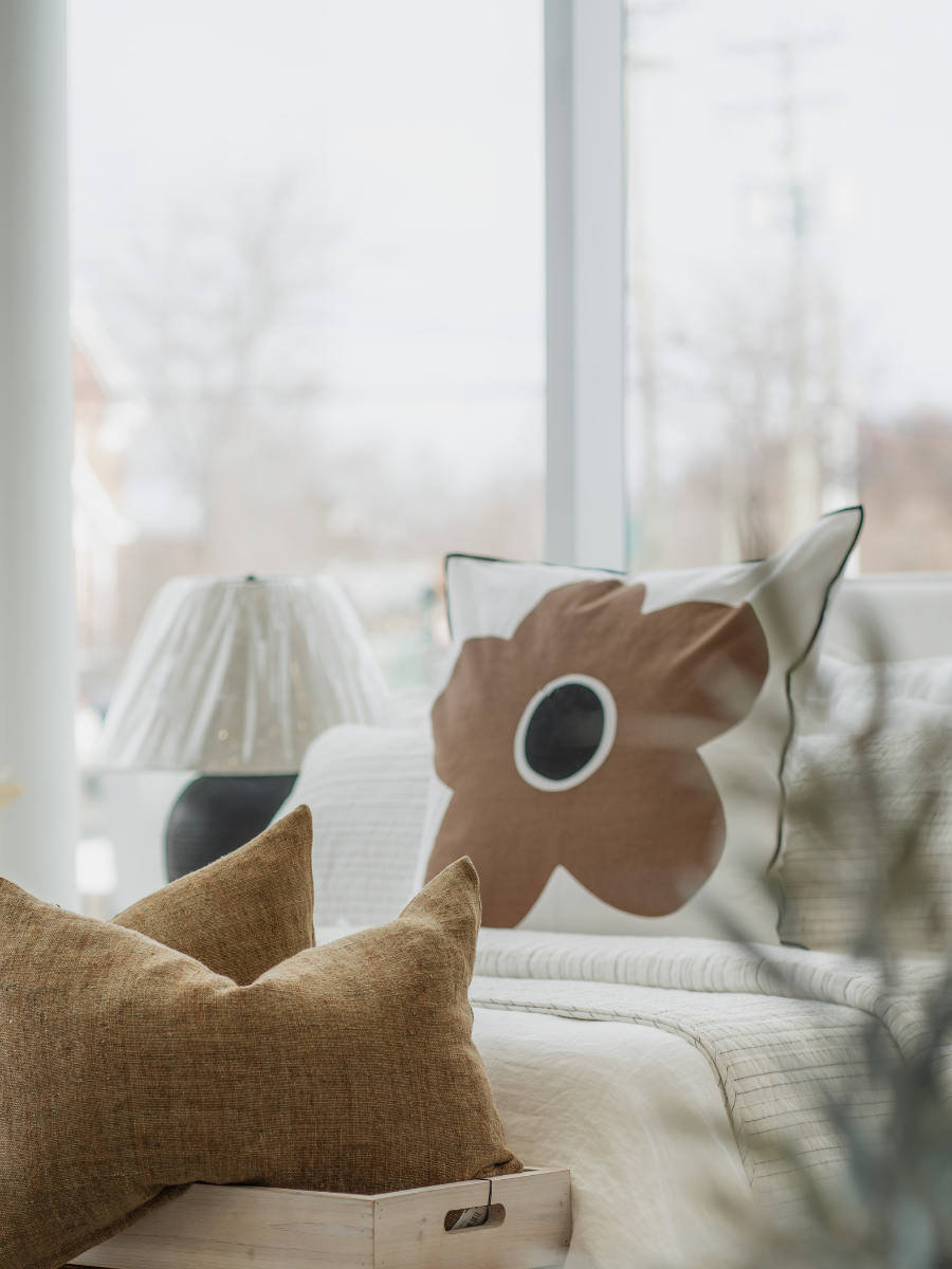 Euro Cushion - Flower