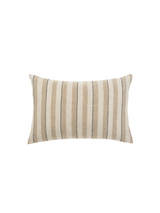 Coussin en lin à rayures Seaside - 16 x 24