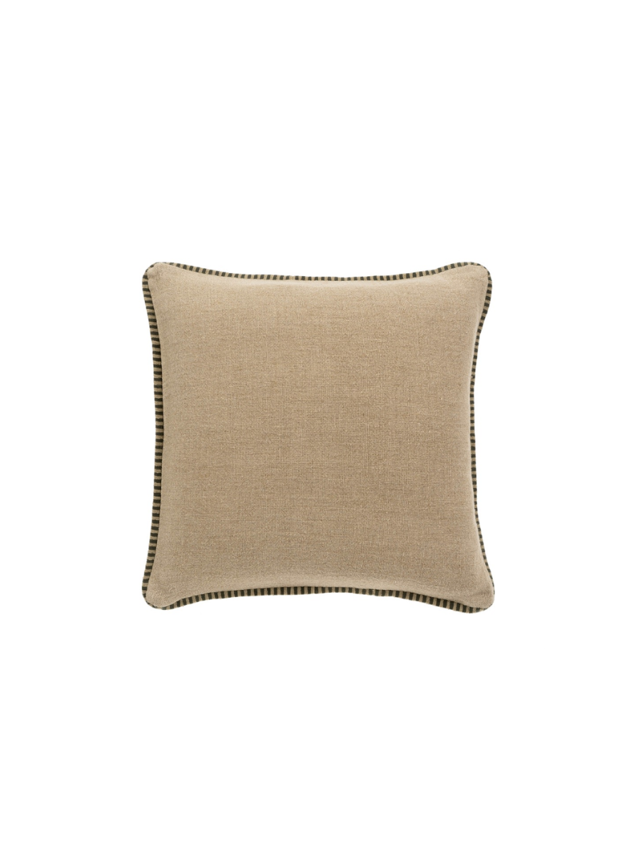 Coussin en lin Clive Honfleur - Charcoal
