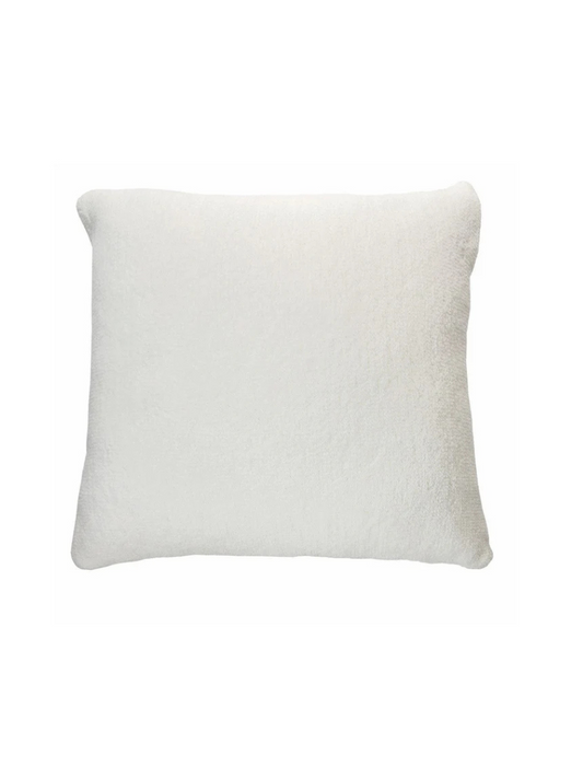 Urban - Cache oreiller européen blanc à texture très douce