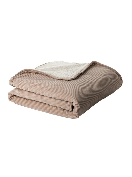 Corduroy - Taupe Throw