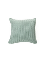 Naja Sage Green Knit Decorative Cushion