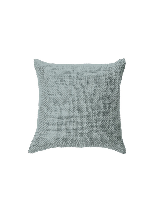 Mollo - Coussin décoratif en tricot bleu pâle