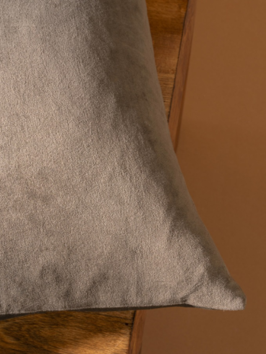 Vera Velvet Cushion - Clove 16 x 24