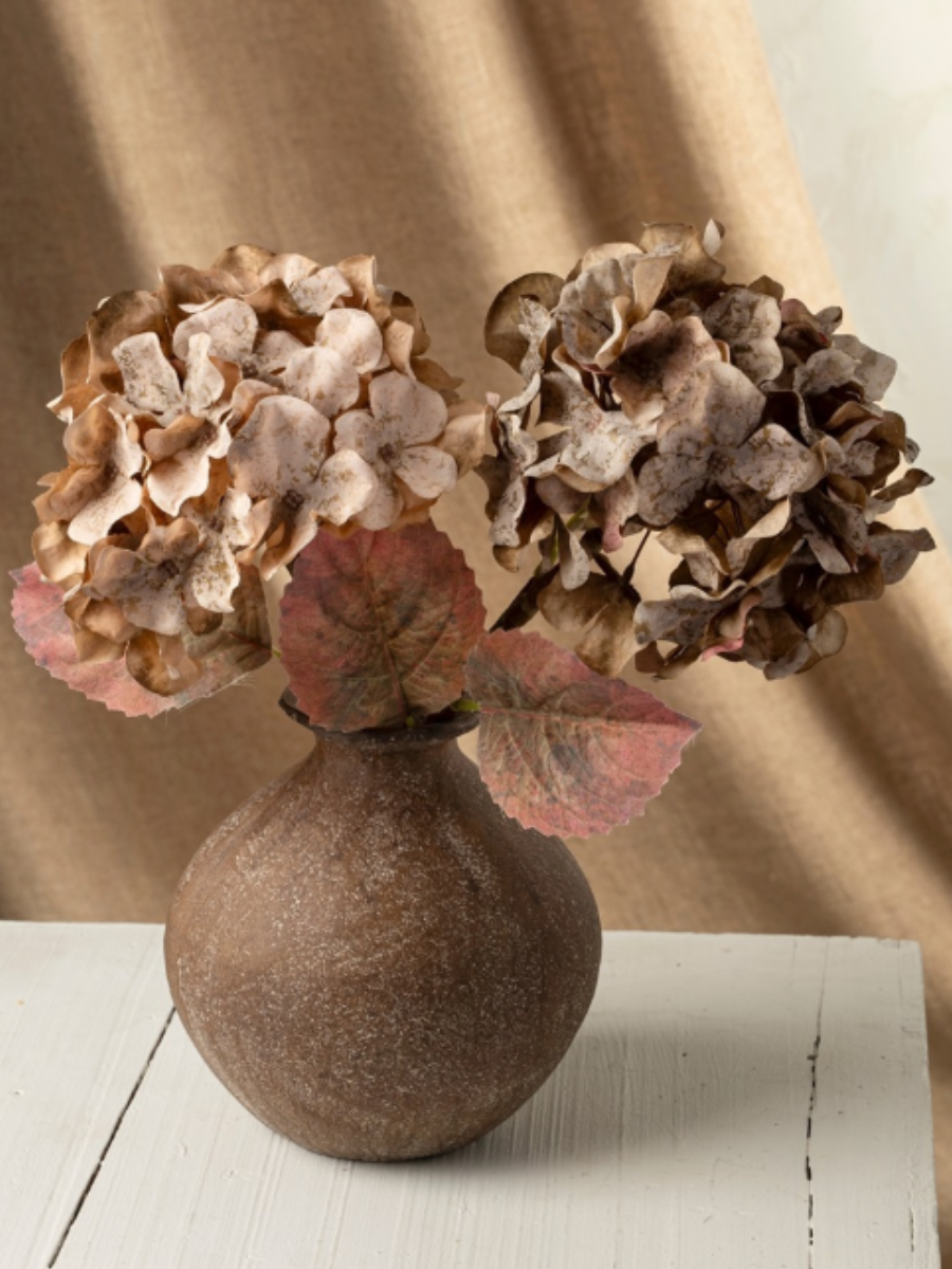 Fleur Artificielle Hydrangée – Tons Neutres