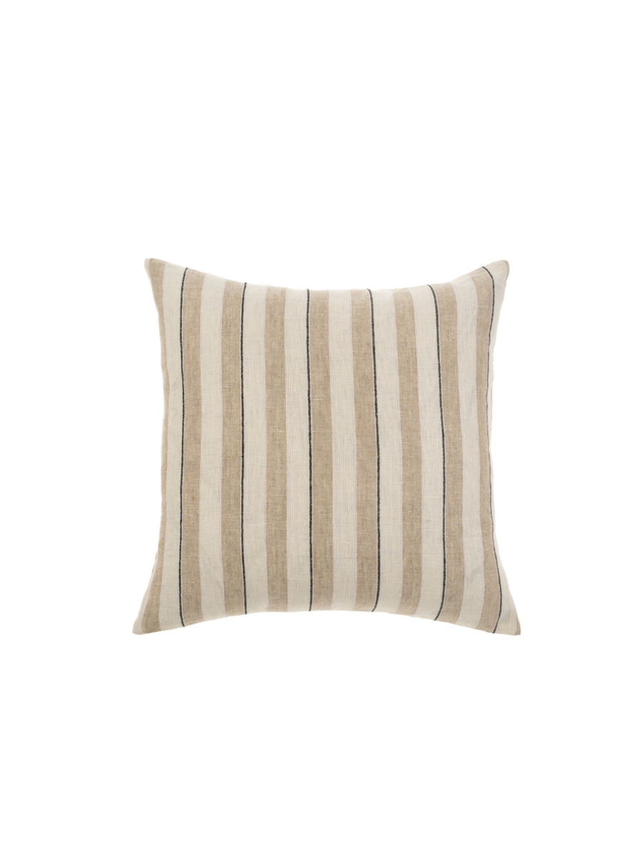 Coussin en lin à rayures Seaside - 20x20
