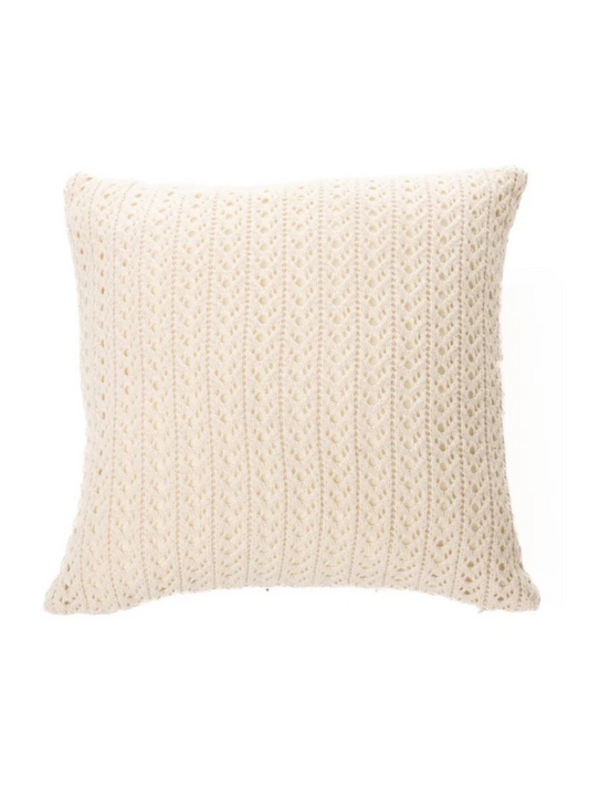 Naja - Oreiller européen en tricot naturel