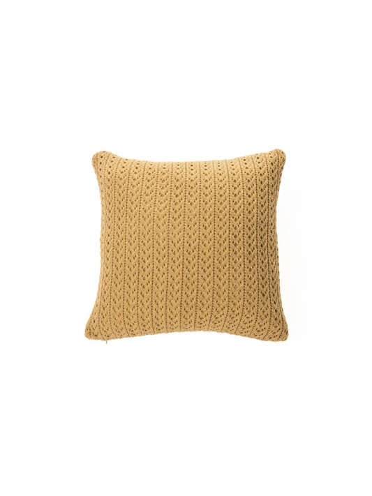 Coussin en tricot Naja tan