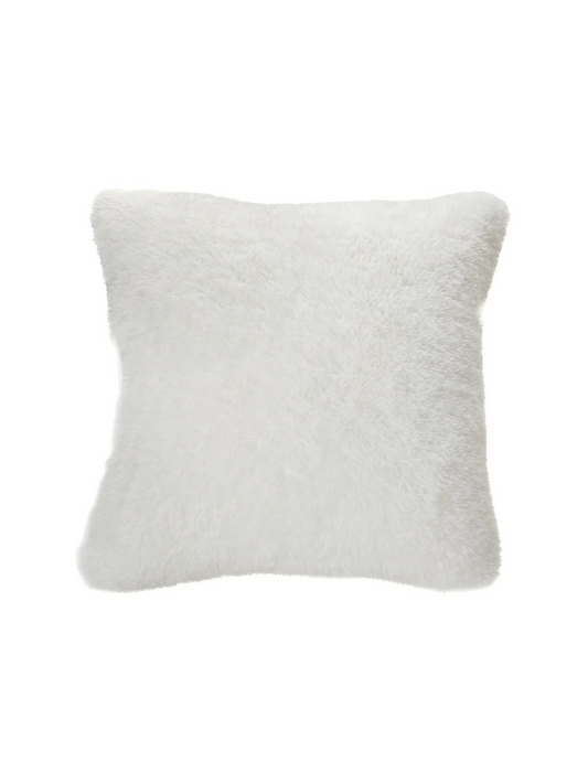 Doudou - White faux fur cushion
