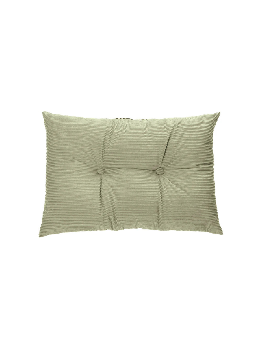 Corduroy - Coussin Rectangulaire Vert Sauge