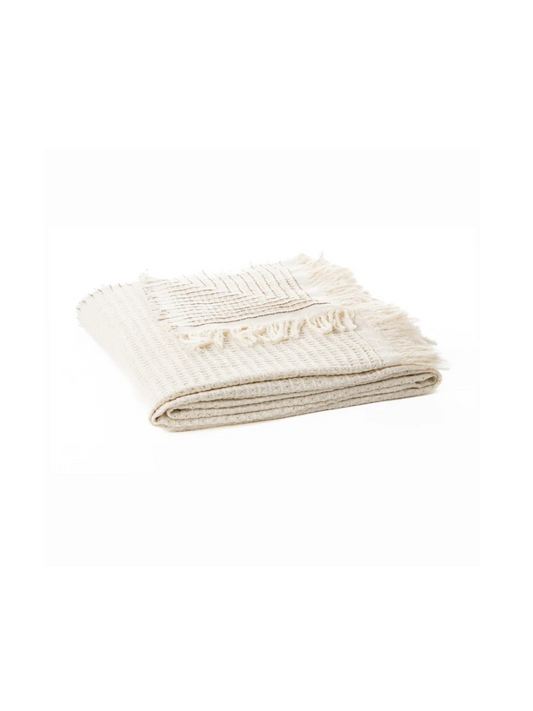 Dael cream throw