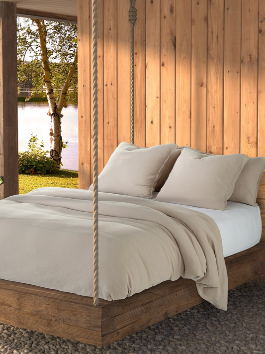 Muslin- White duvet cover