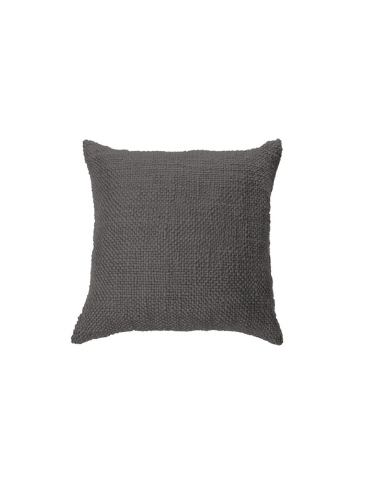 Mollo - Coussin décoratif en tricot Charcoal