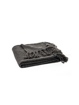 Mollo - Jeté en tricot Charcoal